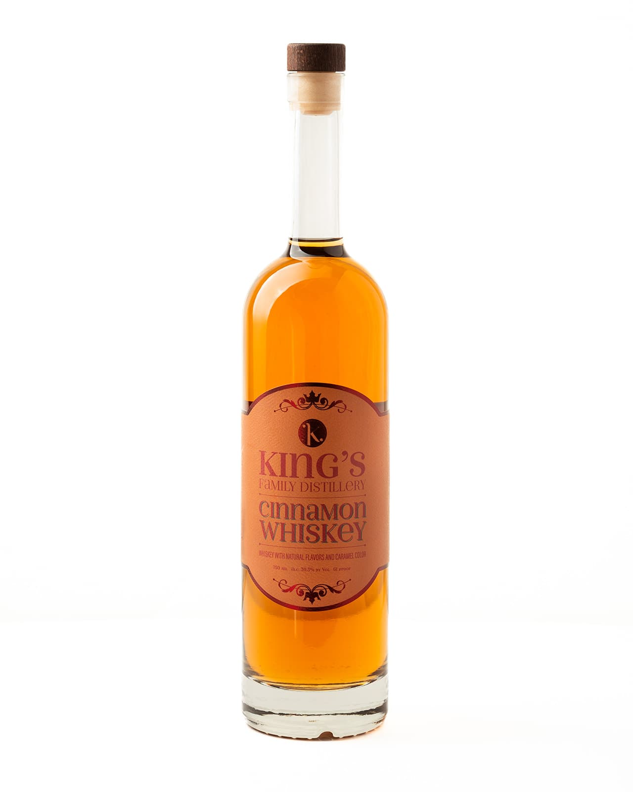 KIng's Family Cinnamon Whiskey Front