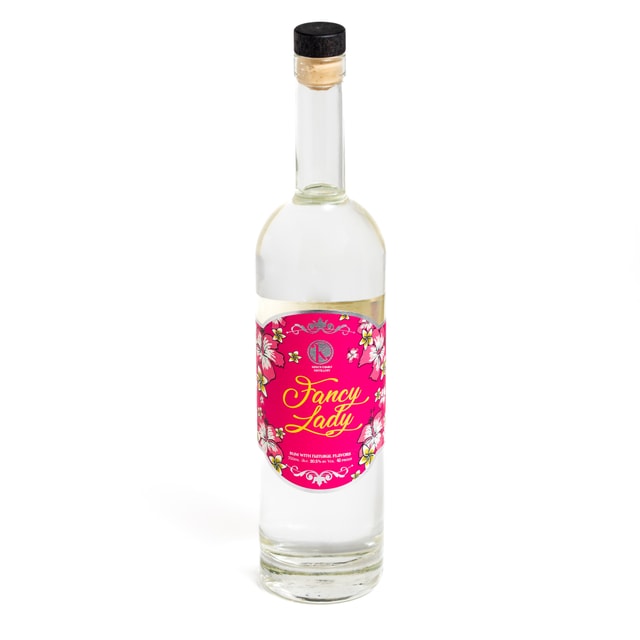Fancy Lady Rum Front of bottle