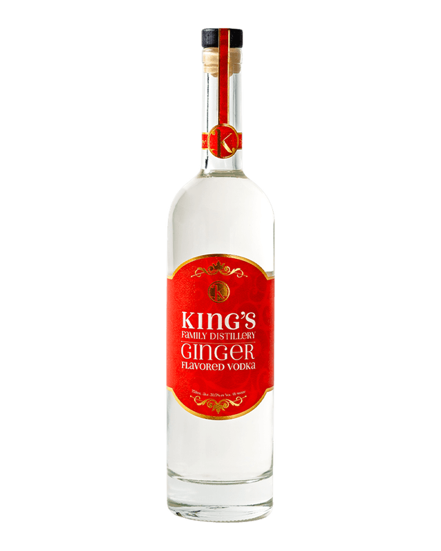 King's Family Distilling Ginger Vodka - Front